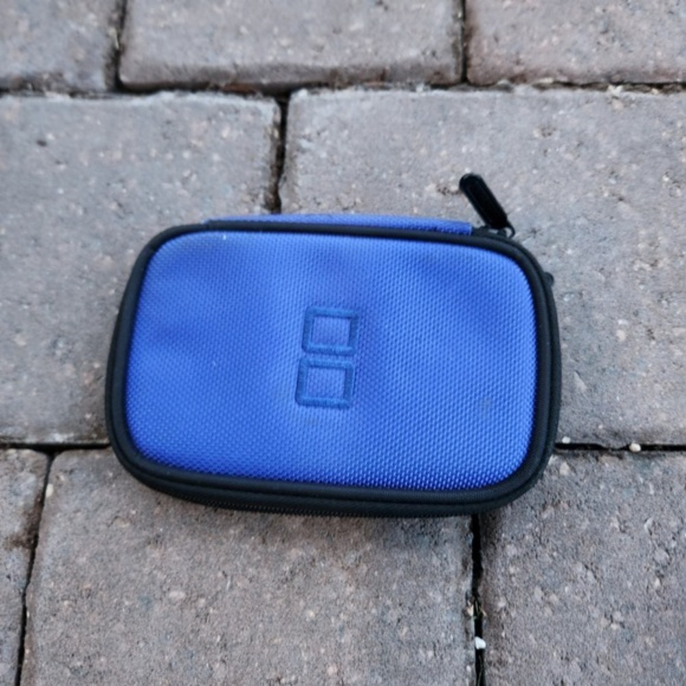 Nintendo DS Lite Blue Black Nylon Carrying Case Pouch A.L.S. Industries 2007